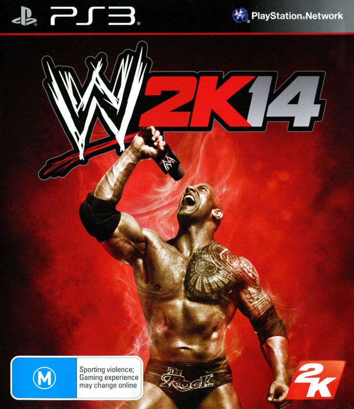WWE 2K14 box art for Playstation 3